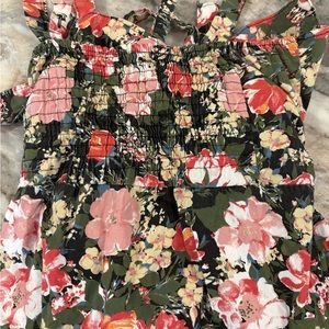 Super cute floral dress with ruched back purchased at a boutique in Mexico